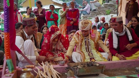 Indian Wedding Ceremony - Traditional Marriage Rituals and Blessings